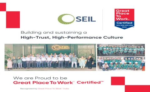 SEIL Energy India Limited has been recognized as a Great Place To Work1