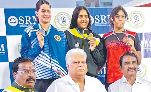 Vritti Agarwal won the gold medal5