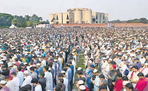 Attempt was made to storm the Bangladesh Parliament