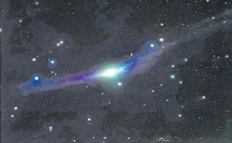 First picture of interstellar comet 3I Atlas as it comes close to Earth