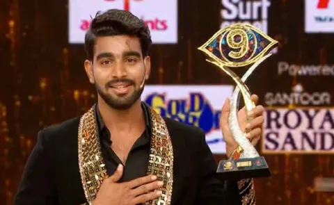 Pawan Kalyan Padala Lifts Bigg Boss 9 Telugu Trophy, Reasons about his Winning