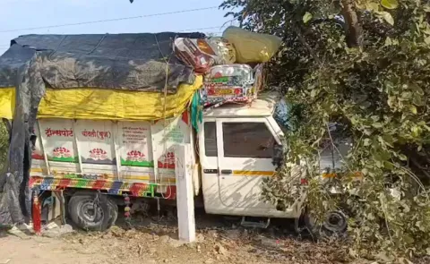 Telangana Mancherial Jaipur Indaram Road Accident