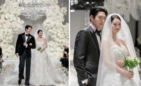 Stars Kim Woo Bin and Shin Min Ah wedding