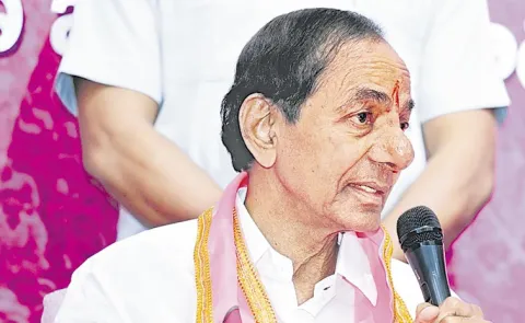 KCR Fires On Congress Govt: Telangana