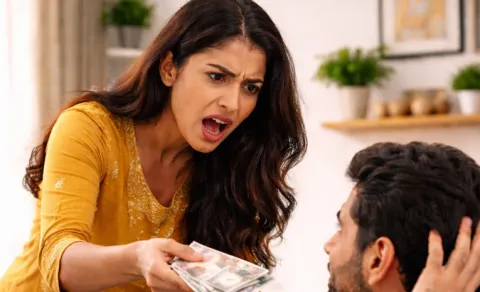 wife demanding money from husband