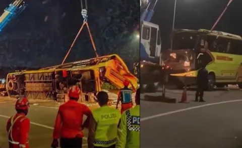 Bus Accident At Indonesia