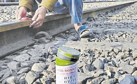 Detonators On Railway Track