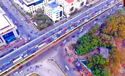 Hyderabad 6-Lane Expressway from Banjara Hills to Gachibowli