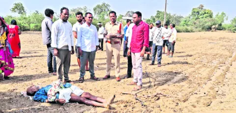విద్యుదాఘాతంతో  రైతు మృతి
