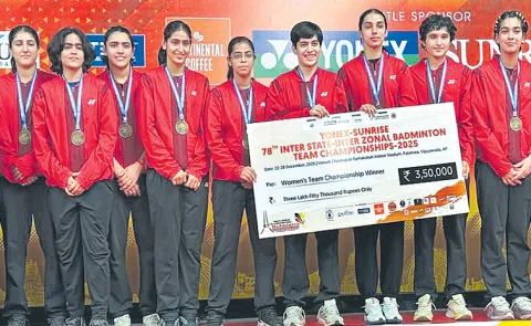 Haryana retained the title in the womens team category6