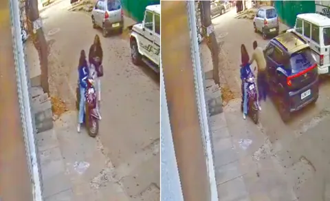 woman harassment on Bengaluru street caught on camera