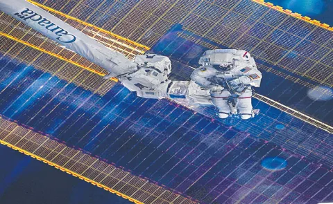 NASA astronaut Sunita Williams spacewalk In International Space Station12