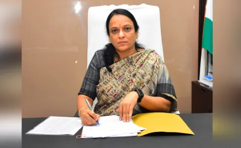 Sircilla Collector Haritha Takes Charge as TGPSC Secretary