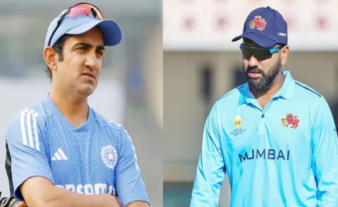 Gambhir dekh raha hai na: Fans troll coach after Rohit 100 in Jaipur