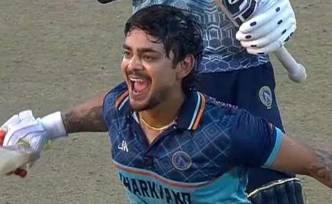 VHT 2025: Ishan Kishan creates history Becomes 1st player in world to9