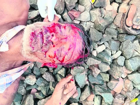 రైలు కిందపడి గుర్తు తెలియని వ్యక్తి మృతి