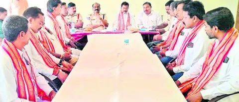 మల్లన్న ఆలయంలో  జాతర ఏర్పాట్ల పరిశీలన