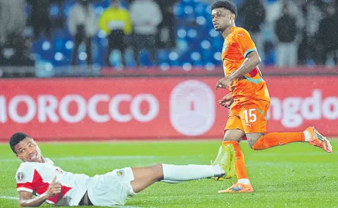  Ivory Coast team got off to a good start in the Africa Cup football tournament4