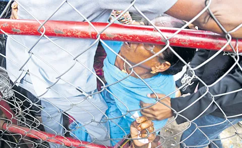 A stampede occurred at the Alipiri Bhudevi complex