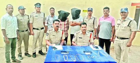 ఎట్టకేలకు పట్టుబడిన దొంగలు