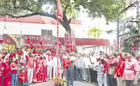 MLA Kunamneni Sambasiva Rao Participates In CPI 100 Years Sabha