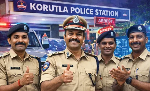 korutla Police Earn Public Praise with Swift Justice and Crime Control