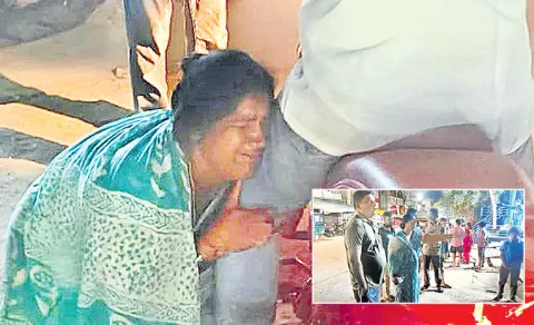 tadepalli police station woman protest cannabis case