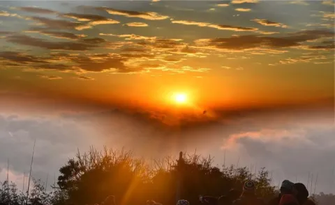 Winter is perfect for sunrise vacations