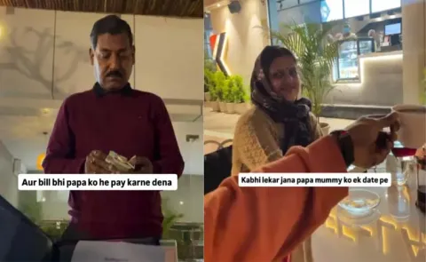 Indian Businessman Lets His Parents Treat Him To Cafe Meal Goes Viral
