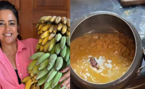 Sameera Reddy Shares Stem And Dal Curry Recipe Goes Viral