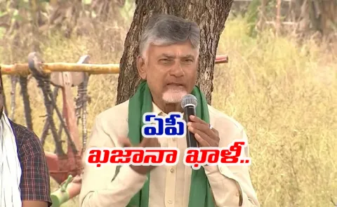 Chandrababu Comments That AP Treasury Is Empty