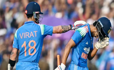 IND vs SA 2nd ODI: Ruturaj Kohli Centuries Rahul Slams 50 Ind Score3