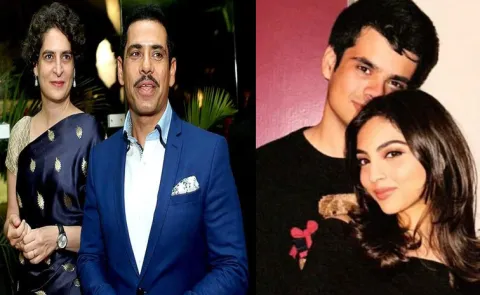 Priyanka Gandhi Son Raihan Vadra Engaged To Girlfriend Aviva Baig