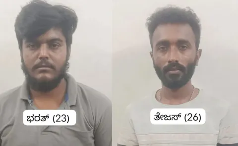 Two held for damaging tollbooth and attacking employees