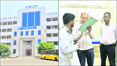 కేఎంసీ ఆస్పత్రిపై లోకాయుక్త దాడి 