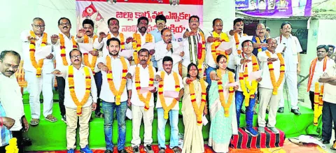 ఏపీ ఎన్‌జీఓ సంఘం జిల్లా అధ్యక్షుడిగా హనుమంతు సాయిరాం 