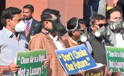 Parliament winter session Congress MPs seek discussion on air pollution