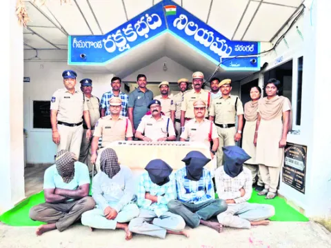 వరుస చోరీలకు పాల్పడుతున్న ముఠా అరెస్ట్‌ 