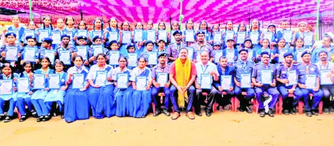 జాతీయ జెంబోరీలో ప్రతిభ 