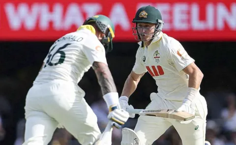  Smith, Labuschagne, Weatherald key as Australia post 378/67