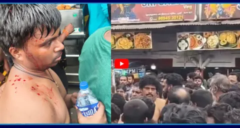 Shop Owner Attack On Ayyappa Devotee In Palani  1