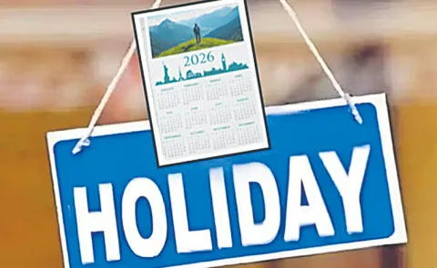State government releases list of holidays for 2026