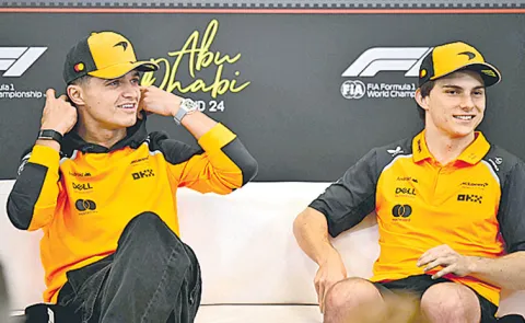 McLaren driver Norris comments on Piastri2