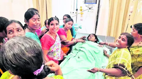 బాలింత మృతితో బంధువుల ఆందోళన 