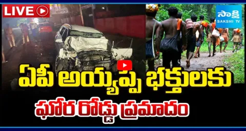 Ayyappa Devotees Road Accident In Tamil Nadu 1
