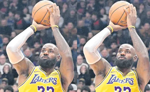 LeBron James scored in single digit after 1297 matches3