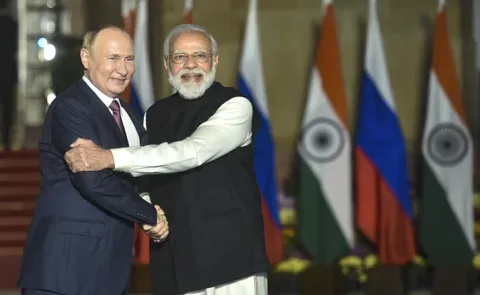 Narendra Modi and Putin Attend India Russia Business Forum