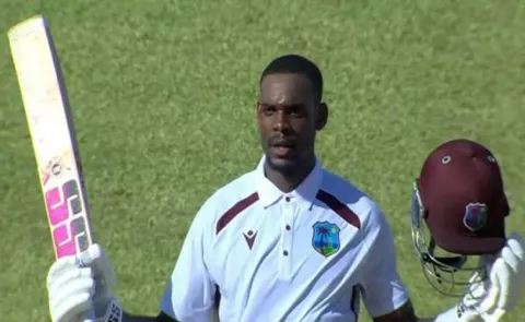 Justin Greaves Double Century, West Indies vs New Zealand 1st test ends in draw1