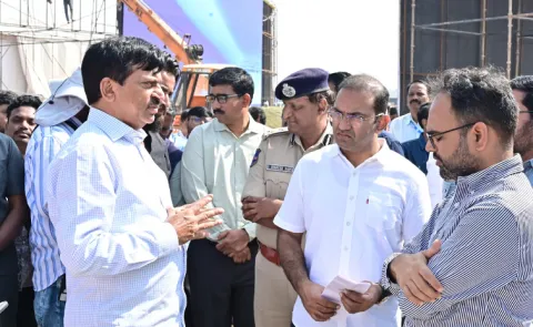  Minister Ponguleti reviewed for the Global Summit 