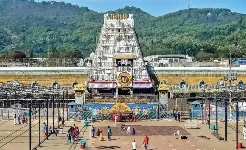  Crowd Of devotees is common in tirumala